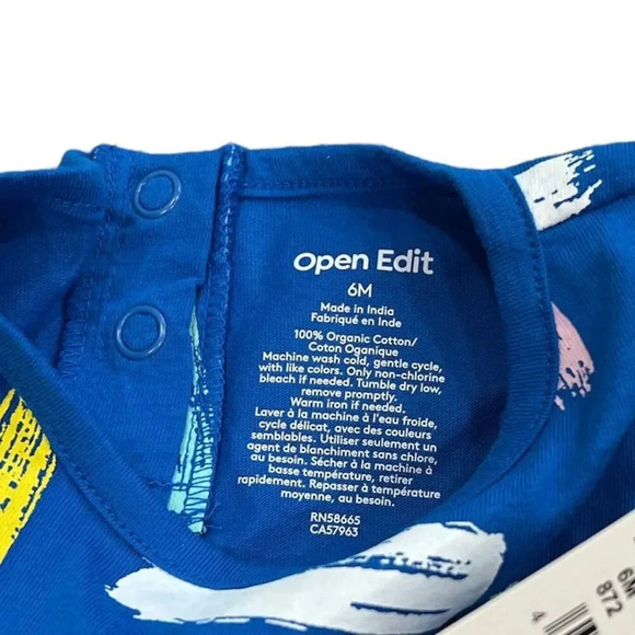 Open Edit Colorful Organic Cotton Outfit Set 6-18M - Picture 2 of 2